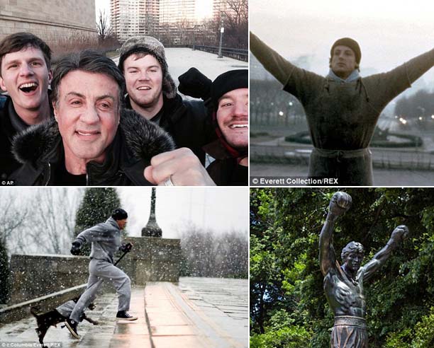 Sylvester Stallone Beri Kejutan pada Turis di Museum Philadelphia